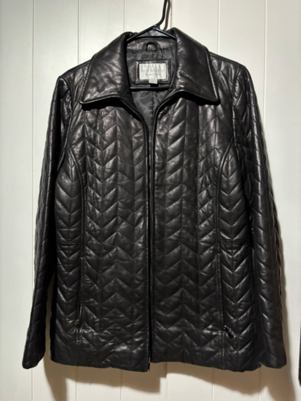 Worthington Lambskin Quilted Jacket- M